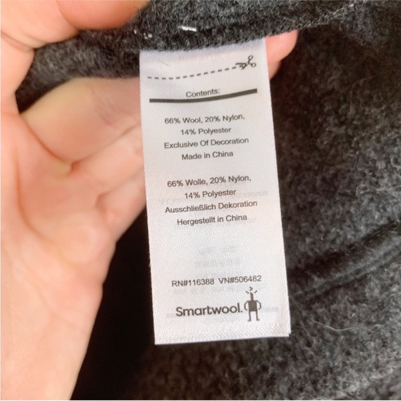 Smartwool Anchor Line Sherpa Asymmetrical Zip Up Merino Wool Coat - Picture 10 of 12